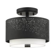Livex Lighting - Noria - 2 Light Semi-Flush Mount in Modern Style - 12 Inches