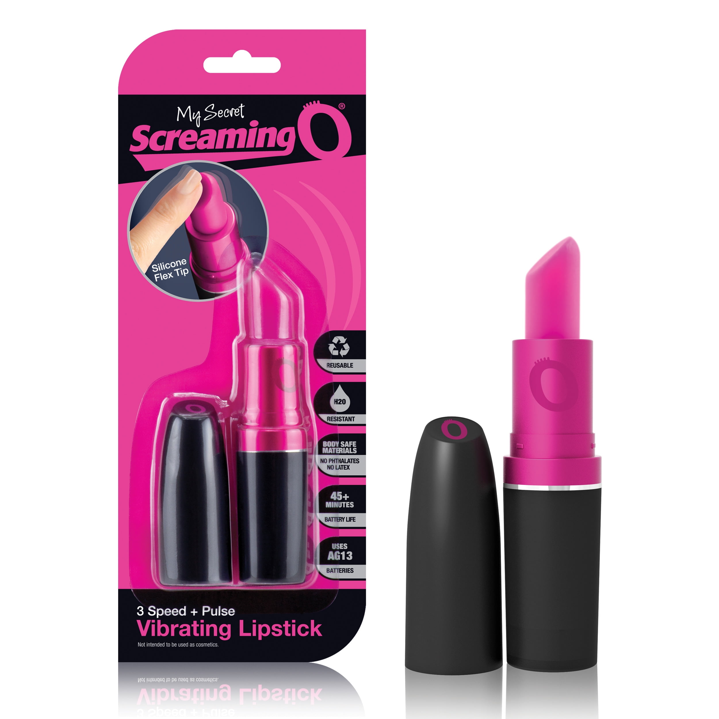 Screaming O My Secret Lipstick Vibrator with Soft-Silicone Flex Tip Pleasure Products picture