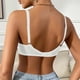 thumbnail image 4 of Mujeres de Color Sólido Cuatro Filas Ajustable Inalámbrico Sujetador Levantamiento Reunión Plegable Sagging para el Uso Diario, Ropa Interior de Nylon Cómoda, 4 of 6