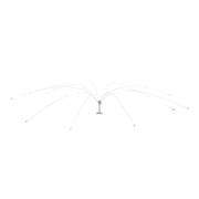 Bird B Gone Spider 360° Bird Deterrent, 8 ft Diameter, Marine-Grade