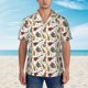 thumbnail image 2 of Balery Guitar Camisas hawaianas de manga corta para hombre, camisas playeras de corte holgado, camisas de vacaciones con botones,XX-Large, 2 of 7
