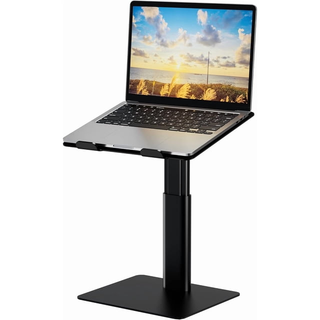 Laptop Stand Ergonomic Adjustable Notebook Stand Laptop Riser for Standing Work Computer Holder Compatible with Air Pro Dell HP Lenovo More ” Laptops
