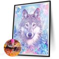 thumbnail image 2 of Pintura de diamante 5D DIY Kit de lobo de taladro redondo completo Arte Decoración del hogar (DG568) Hugtrwg Para estrenar, 2 of 9