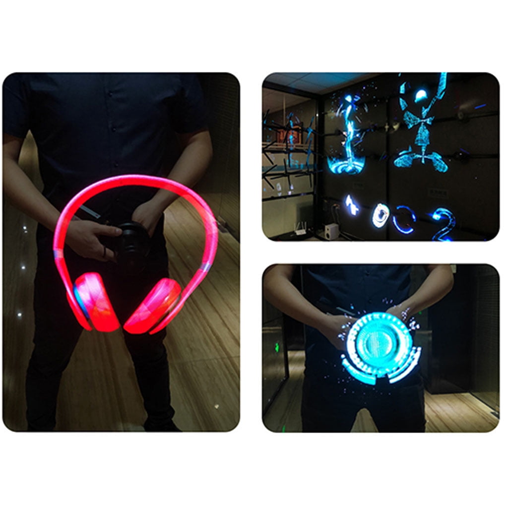 OOKWE Phone 3D Hologram Projector Advertising Display LED Holo Graphic Fan Naked Eye Fan-Light 3D Advertising Light Useful