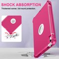 thumbnail image 5 of Petocase For iPad Air 11 Inch Case M2(2024),iPad Air 6th/5th/4th Gen Case (2024/2022/2020), Foldable Stand Heavy Duty Shockproof Protective iPad Case,Pink/White, 5 of 7