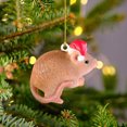thumbnail image 1 of Fiudx Ofertas Y Liquidación Colgante Pequeño De Navidad, Árbol De Navidad, Decoraciones Para Coche, Sombrero De Navidad Acrílico, Colgante Pequeño, 1 of 4