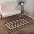 thumbnail image 2 of VHC Brands Sawyer Mill Farmhouse Jute Floor Rectangular Rug, Charcoal Creme, 2 of 6