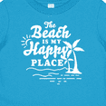 thumbnail image 4 of Inktastic The Beach is My Happy Place with Palm Trees Boys or Girls Baby T-Shirt, 4 of 5