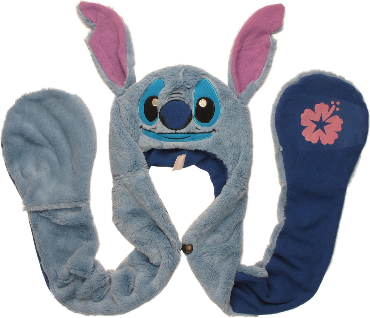 Lilo and Stitch Face Furry Snood Beanie 