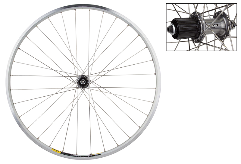 Bicycle Wheel Rear 700 622x15 Mav Open Pro Sl Machined Sidewall 32 5700  8-10-Speed Cassette MTB Sl 130mm Dti2.0sl
