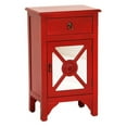 thumbnail image 4 of Medallion 1-Drawer, 1-Door Accent Cabinet w/ Trellis Mirror Inserts - W191065M-1189, 4 of 5