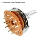 thumbnail image 3 of Interruptor rotativo selector de banda 4P3T de 4 polos y 3 posiciones seleccionable 1 nivel 2 piezas, 3 of 4