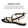 thumbnail image 6 of Journee Collection Womens Serissa Multi Strap Flat Sandals, 6 of 7