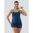 thumbnail image 6 of ANFERRY Maternity Tank Tops for Women Seamless Side Ruched Camisoles with Built in Bra Scoop Neck Y Back Pregnancy Basic Shirt, 6 of 10