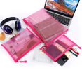 thumbnail image 4 of Bolsa de malla de nailon con cremallera Sinzip multiusos para viajes, 12 unidades, 4 of 6