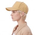 thumbnail image 7 of TOPTIE Quick Dry Baseball Cap, Vented Performance Laser Cut Mesh Hat, Adjustable Snapback Cap for Men and Women - Khaki, 7 of 7