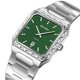 thumbnail image 5 of Reloj de cuarzo para hombre con indicador de fecha – Reloj de pulsera de acero inoxidable para negocios, resistente al agua para uso diario, reloj analógico de moda para la oficina o uso casual., 5 of 6