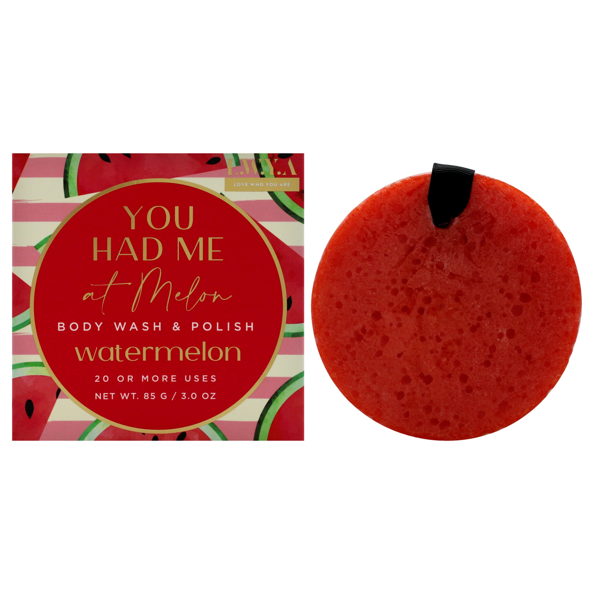 LWYA Body Wash and Polish - Watermelon , 3 oz Body Wash