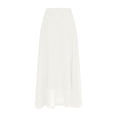 thumbnail image 7 of Women's 2-Piece Maxi Dress Set Turtleneck Long Sleeve Slim Knit Top with Smocked Waist Pleated Flowy Long Skirt, 7 of 7