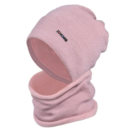 

Veki Winter Unisex Fashion Solid Velvet Thickened Warm Bib Knitted Wool Cap Hat Leather French Hat