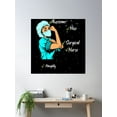 thumbnail image 2 of Nice Naughty Awesome Surgical Nurse Poster Wall Art, Modern Wall Decor, 24x24 UNFRAMED, 2 of 3