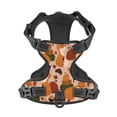 thumbnail image 4 of Lsque Autumn Fox Pumpkin Lazy Dog Harness, No-Pull Pet Harness with 2 Leash Clips, Adjustable Soft Padded Dog Vest with Easy Control Handle for Large Dogs-Medium, 4 of 9