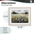 thumbnail image 4 of Stupell Industries Traditional Calm Meadow of Wildflowers Birch Framed Print Under Glass, 21 x 17, by Franklyn Gregory, 4 of 8