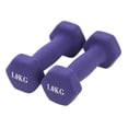 thumbnail image 4 of Kroder 2pcs Basics Neoprene Dumbbell Hand Weights for Exercise and Muscle Toning (2kg）, 4 of 5