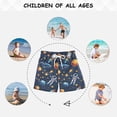 thumbnail image 6 of joogoo Boys Swim Trunks Space Stars Universe Beach Board Shorts Drawstring Swimsuit S, 6 of 6