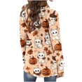 thumbnail image 7 of Kezqiaxn Jackets for Women Halloween Long Sleeve Cardigan Fashion Cat Print Loose Casual Jacket Winter Clothes, 7 of 7