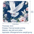 thumbnail image 5 of Peace Dove Square Gaming Mousepad Desk Mat Non-Slip Rubber Bottom Printed 8.3x9.8 Inch Suitable for Office and Gaming, 5 of 6