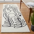 thumbnail image 2 of SAFAVIEH Fifth Avenue Dawson Abstract Runner Rug, Ivory/Black, 2'3" x 8', 2 of 8