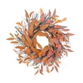 thumbnail image 3 of Corona de otoño para decoración de Acción de Gracias, corona de , corona de puerta delantera de otoño para boda, ventana de granja, exterior,, 3 of 8
