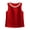Red, variant on Women Vest Silky Satin Sleeveless Tops with Faux Pearls Collar Loose Fit Summer Tops Formal Semi-Formal Wear