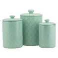 thumbnail image 3 of 10 Strawberry Street Kitchen Canister Set, 3 Piece, Marquis Blue, 3 of 3