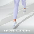 thumbnail image 7 of Feetures Elite Light Cushion No Show Tab Ankle Socks - Sport Sock with Targeted Compression - White Lilatech, L (1 Pair), 7 of 7
