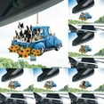 thumbnail image 3 of Wovilon Hanging Ornaments 3D Cute Car Dog Pendant Ornaments Hanging Ornament, 3 of 3