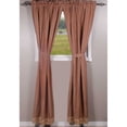 thumbnail image 1 of Berry Vine Gingham Barn Red and Nutmeg 84" x 86" Lined Cotton Drapery Panels by Primitive Home Decors, 1 of 3