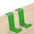 thumbnail image 4 of Matsuzay 2pcs Over Door Hooks Multifunctional Cabinet Hangers Household Rack Clasp Hanger Z-shaped Clothes Kitchen Punch-Free Type3 NO3, 4 of 6