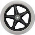 thumbnail image 2 of MesaSe 2 Pcs Roue en Caoutchouc de Remplacement de 6 Pouces pour Fauteuil Roulant Roues avant Rollator Walker Roulettes Antidérapantes de Remplacement Roulettes Roues de Remplacement Accessoires de Roue pour Fauteuil Roulant, 2 of 5