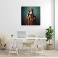 thumbnail image 3 of Stupell Industries Vintage Fashion Dog Animals & Insects Painting Gallery Wrapped Canvas Art Print Wall Art, 30 x 30, 3 of 8