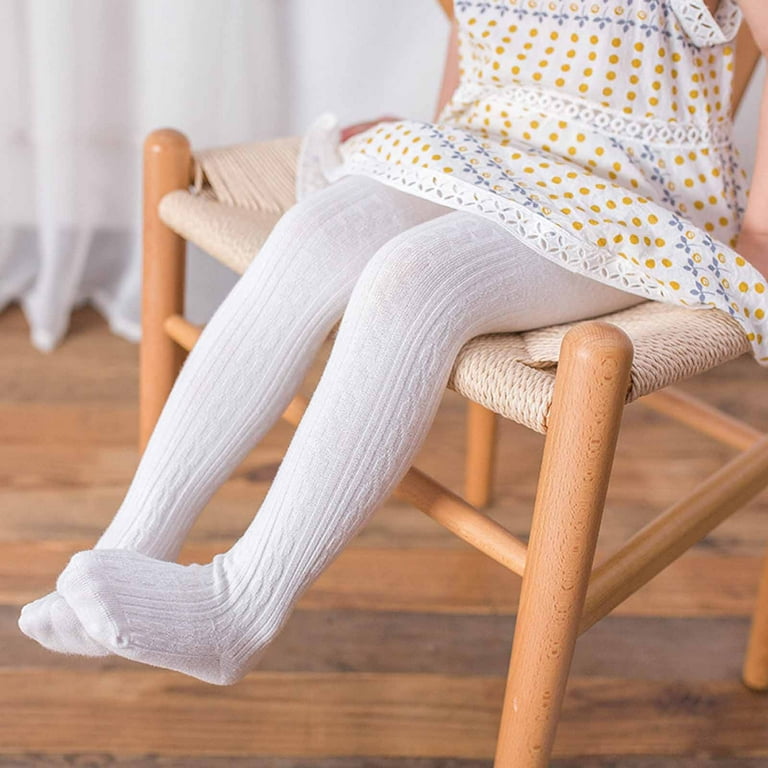 Child Kids Wide Striped Cotton Tights Non-slip Design Spring