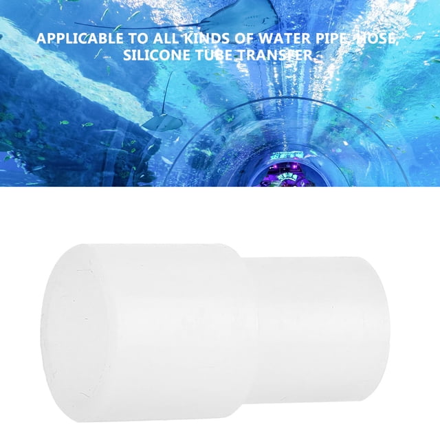 Durable Water Tube Rubber Pipe Reducing Connector Tube Adapter, Aquarium Pipe Adapter, for Fish Tank S,L