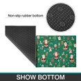 thumbnail image 6 of Green Christmas Santa and Icon Pattern Kitchen Rugs Sets Of 2,Anti Fatigue Kitchen Mat Rugs Non Slip Washable,Decorative Kitchen Floor Mats for Kitchen,Sink,Laundry,17"x30"+17"x47", 6 of 7