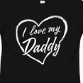 thumbnail image 4 of Inktastic I Love My Daddy in White Chalk Heart Boys or Girls Toddler T-Shirt, 4 of 5