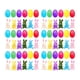 thumbnail image 1 of Huevos de Pascua con animales de peluche, rellenos para cestas, suaves, ideales para regalar, brillantes. 36 set, 1 of 9