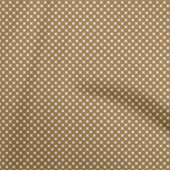 oneOone Cotton Cambric Brown Fabric Asian Block Floral Quilting Supplies Print Sewing Fabric By The Yard 56 Inch Wide