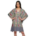 thumbnail image 1 of Moomaya Robe Courte de Caftan de Plage, Robe de Couverture Imprimée, Kaftan pour Femmes, Tenue de Plage, Couverture, 1 of 4