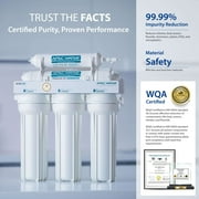 APEC Water ROES-50, 5-Stage Under-Sink Reverse Osmosis Drinking Water Filter System, 50 GPD, WQA Certified, Removes 99% Contaminants