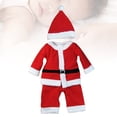 thumbnail image 4 of Ropa navideña para recién nacidos con gorro, ropa de escalada de algodón para bebés, adorable mono infantil (niño, 80 cm), 4 of 6